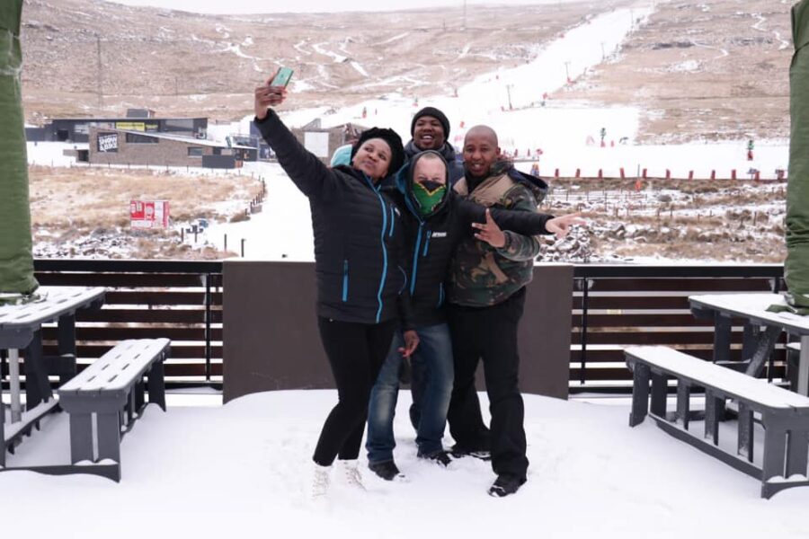 Snow Southern Africa Lesotho
