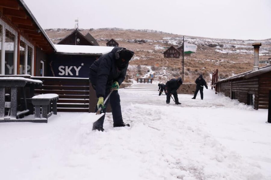 Snow Southern Africa Lesotho
