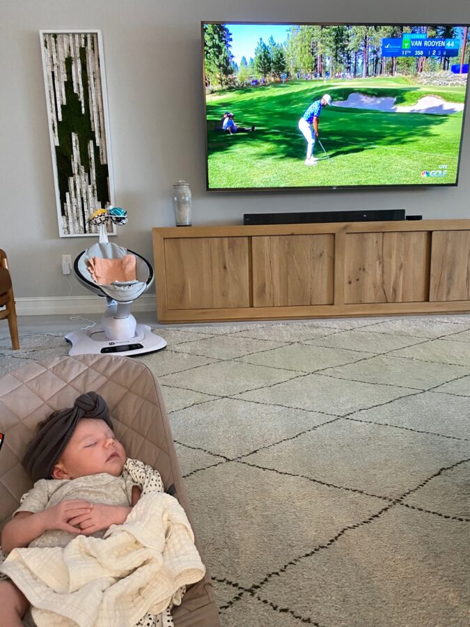Erik van Rooyen golf win baby