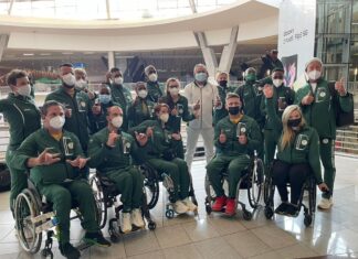 South Africa Paralympic team