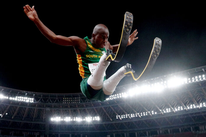 Tokyo 2020 Paralympic Games - Athletics Ntando Mahlangu South Africa gold medallist Paralympics