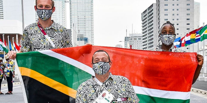 Team-SA-Paralympics Team SA at the Paralympics in Tokyo
