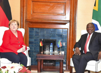 cyril ramaphosa and angela merkel