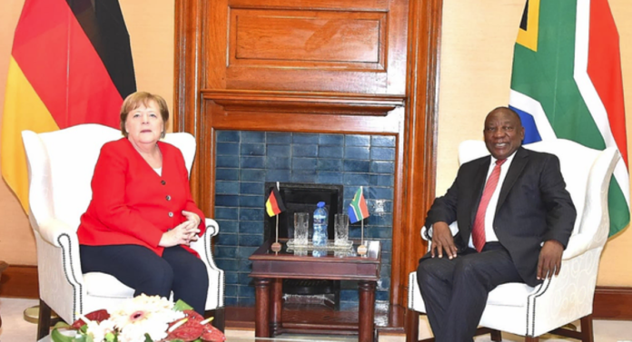 cyril ramaphosa and angela merkel cyril ramaphosa and angela merkel