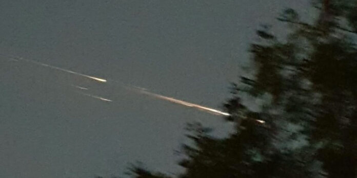 meteorite-Pretoria South Africans Spot Massive Shooting Star, Meteorite or Space Debris Over Pretoria