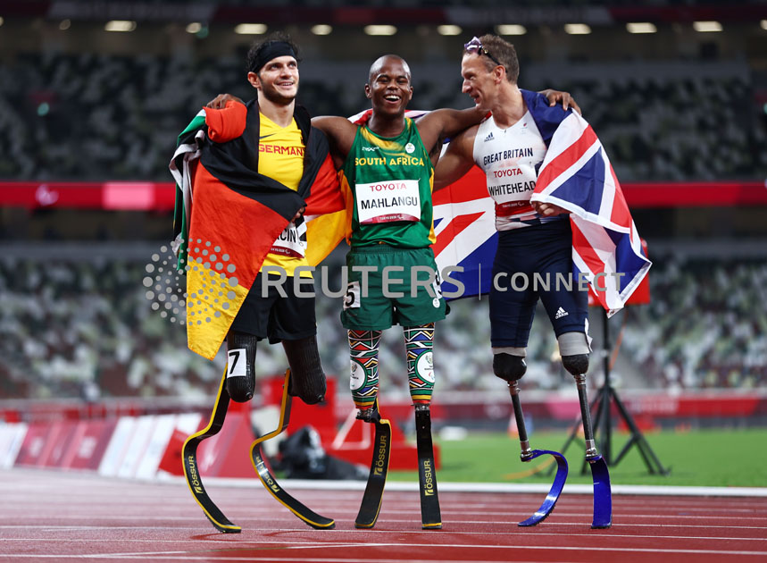 Ntando Mahlangu wins paralympic gold Tokyo