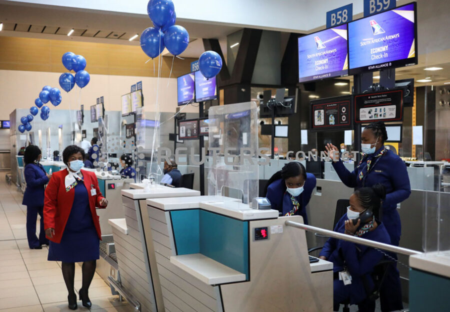 SAA workers prepare