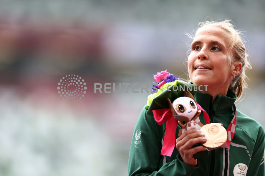 Louzanne Coetzee Tokyo Paralympics last medal