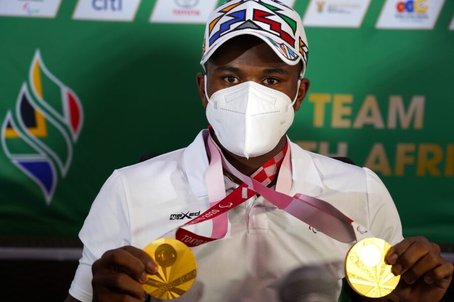 Ntando Mahlangu two gold medals