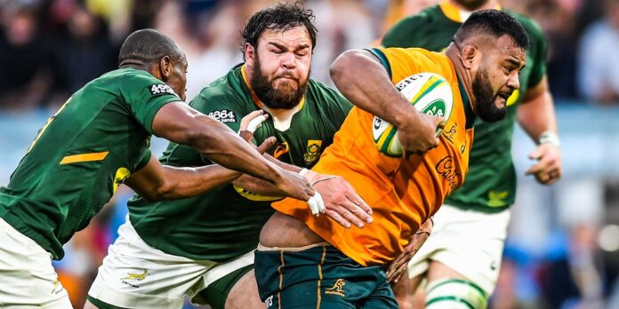 Australia beats South Africa rugby springboks