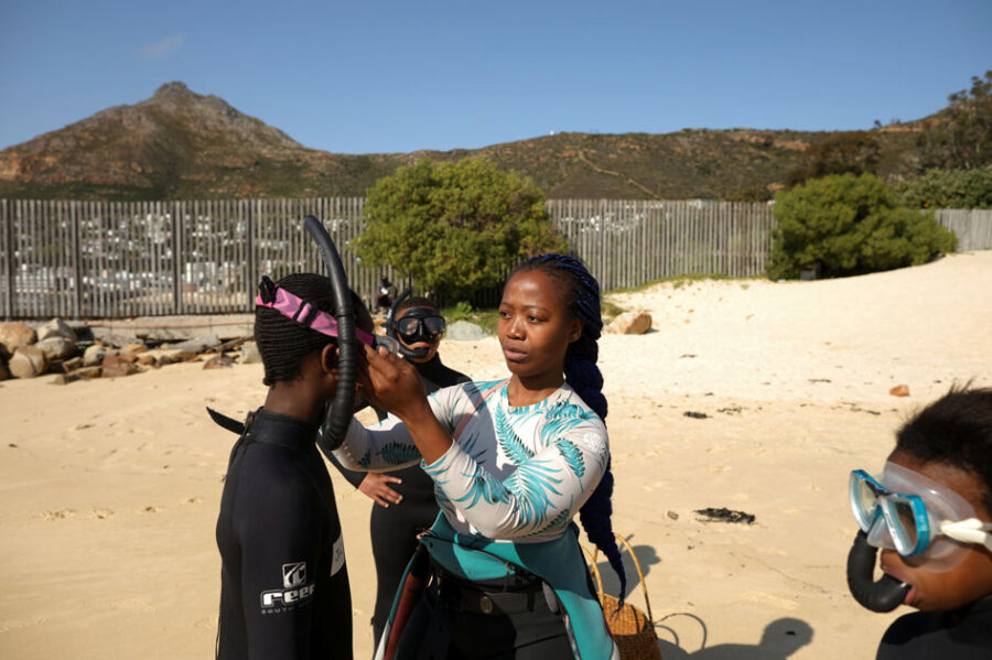 Zandi the Mermaid, Black Mermaid Foundation South Africa 