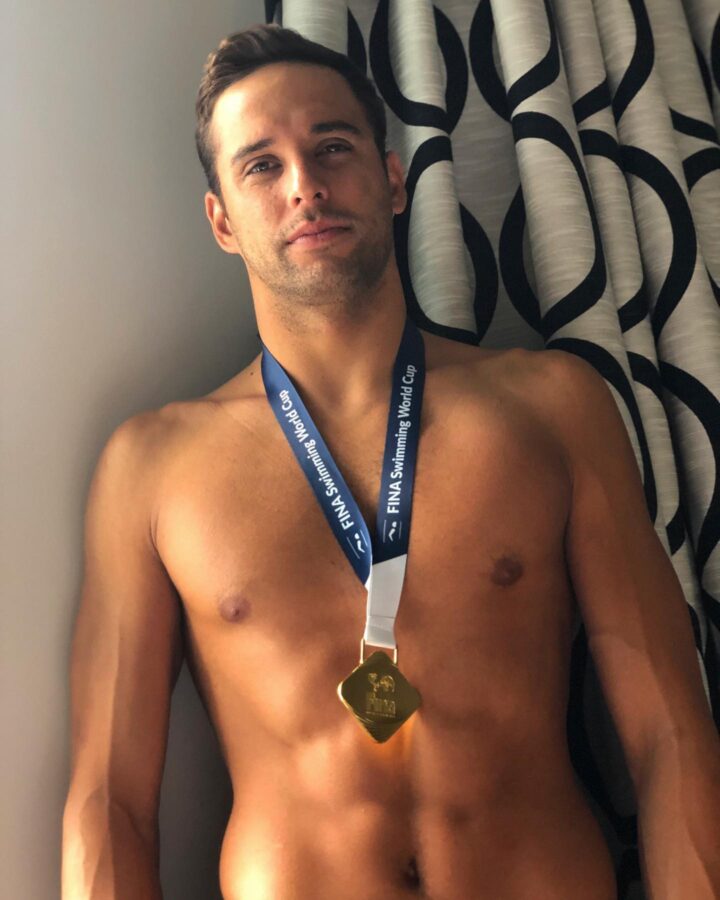 Chad le Clos Berlin gold medal World Cup
