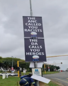 DA offensive posters