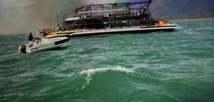 German Tourist's Sons Describe Anguish of Luxury Boat Fire Tragedy in KZN. Photo: Alex Mirschel