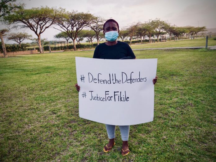 Malungelo Xhakaza - Fikiles Daughter Call for justice for environmental defender - Fikile Ntshangase