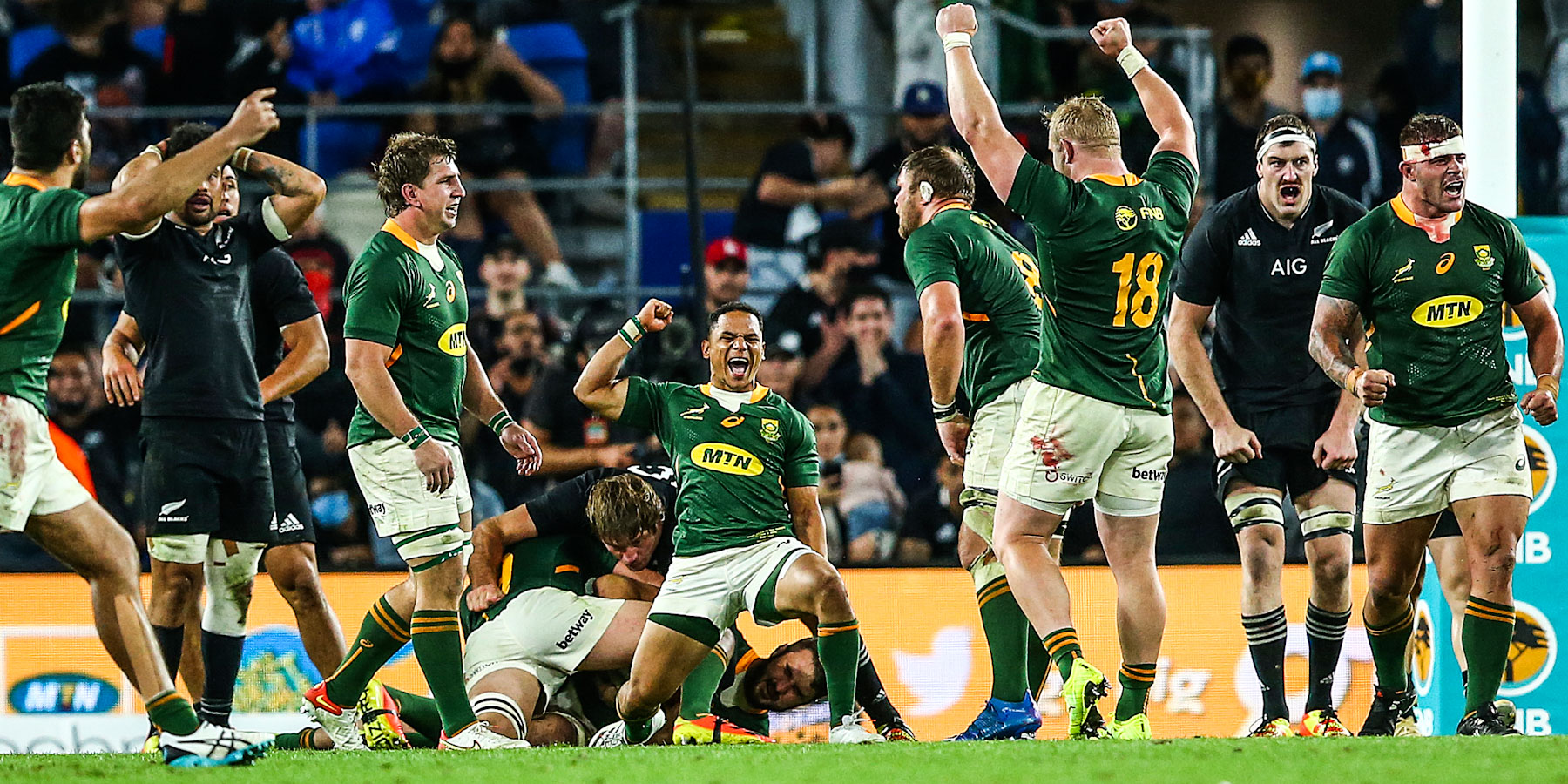 WATCH HIGHLIGHTS Springboks' Victory Against New Zealand in LastGasp