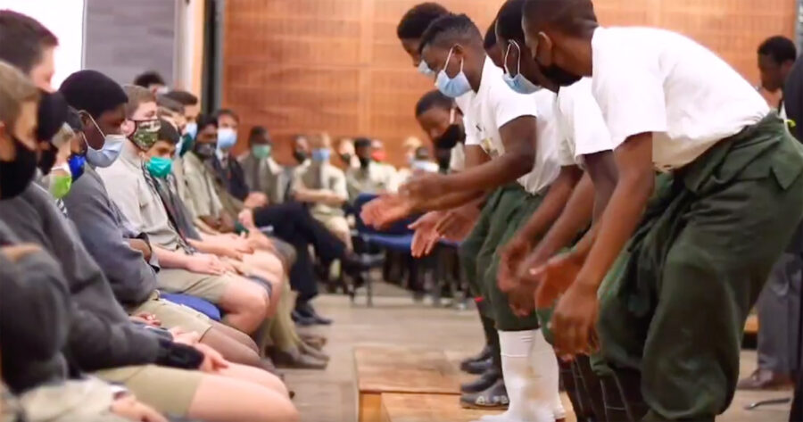 gumboot dancing lion sleeps tonight pretoria boys high school