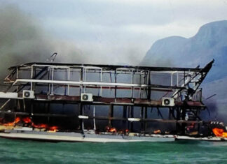 German Tourist's Sons Describe Anguish of Luxury Boat Fire Tragedy in KZN