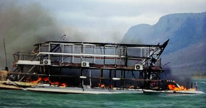 kzn-luxury-boat-fire-german-tourist German Tourist's Sons Describe Anguish of Luxury Boat Fire Tragedy in KZN