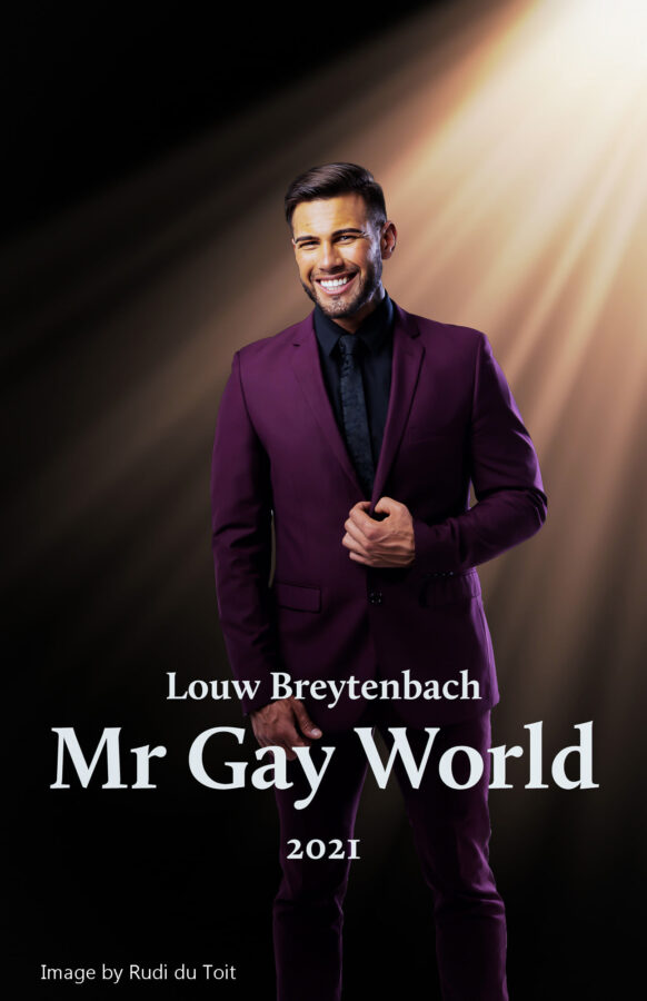 South Africa's Louw Breytenbach has been crowned Mr Gay World 2021