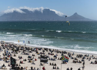kiteboarding King of the Air in Cape Town