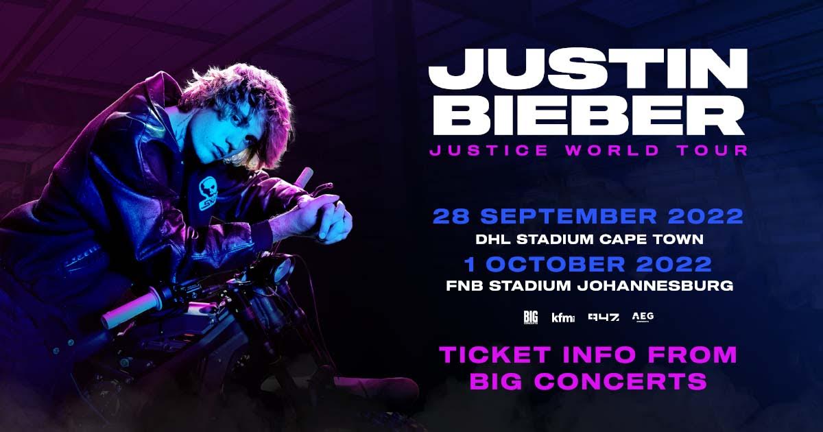 Justin Bieber Dates for South Africa Announced as Part of Global Tour