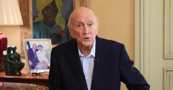FW-de-Klerk-dies-at-85-last-message FW de Klerk's Last Words to South Africa: An Apology for Apartheid