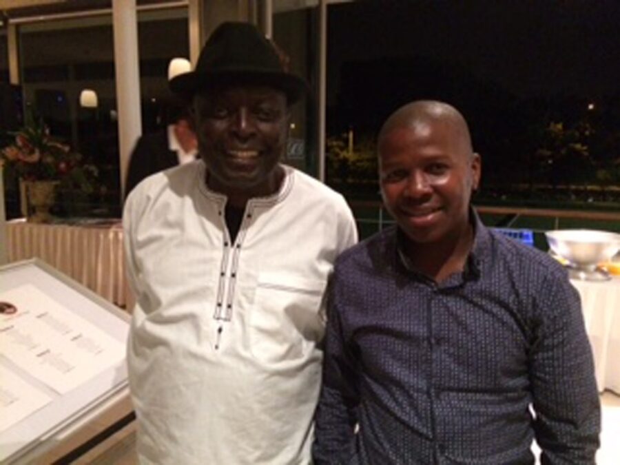 Mr Joe Manchu and Lazola Sotyingwa
