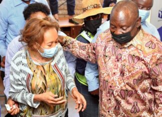 ramaphosa voting south africa