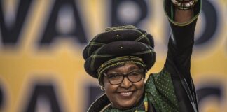 Winnie Mandela was among key targets for disinformation by apartheid police. Mujahid Safodien/AFP via Getty Images