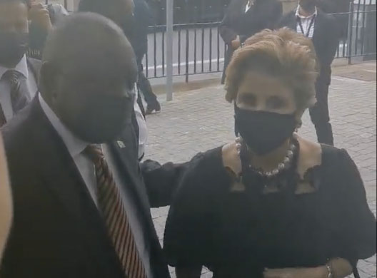 President Ramaphosa Elita de Klerk Covid copy