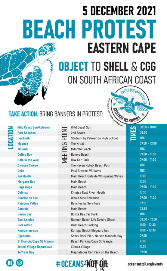 anti shell protests nationwide south africa