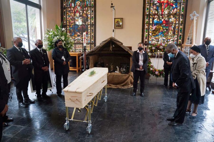 Archbishop Emeritus Desmond Tutu's funeral in Cape Town