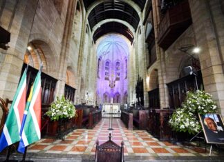 Archbishop Emeritus Desmond Tutu's funeral in Cape Town