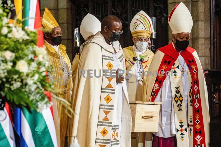 Archbishop Desmond Tutu's funeral in Cape Town