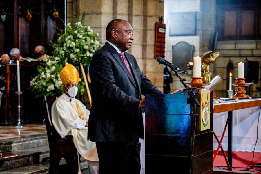Archbishop Desmond Tutu's funeral in Cape Town