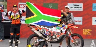 Brad Cox Dakar Rally father Alfie Cox
