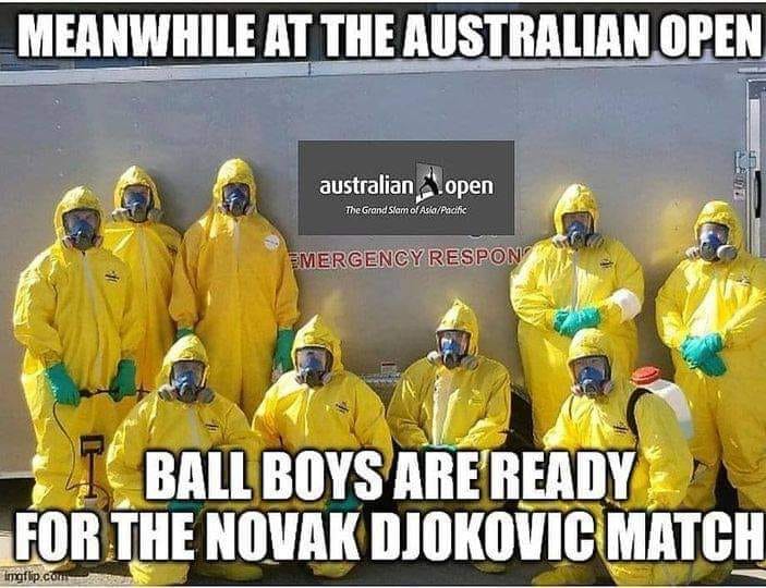 Australian Open Djokovic joke