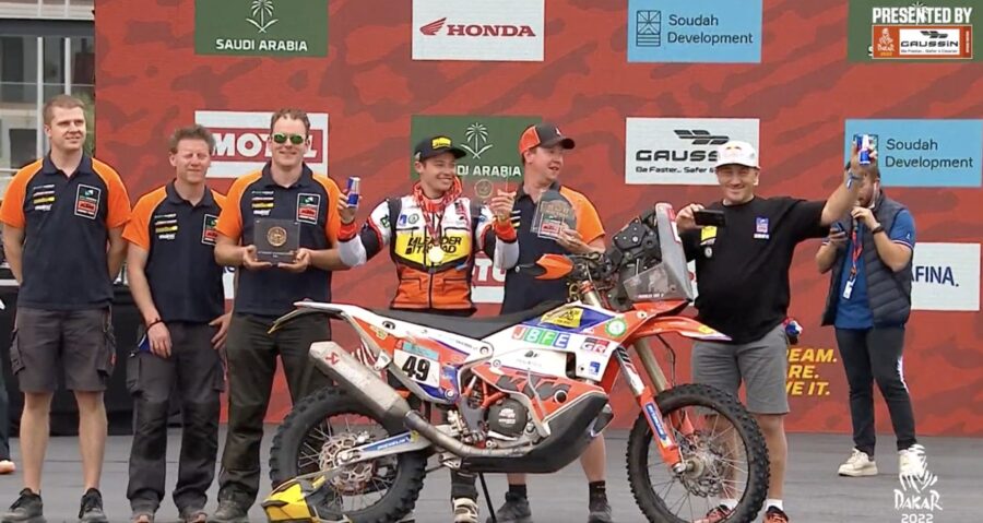 Brad Cox South African Dakar Alfie Cox