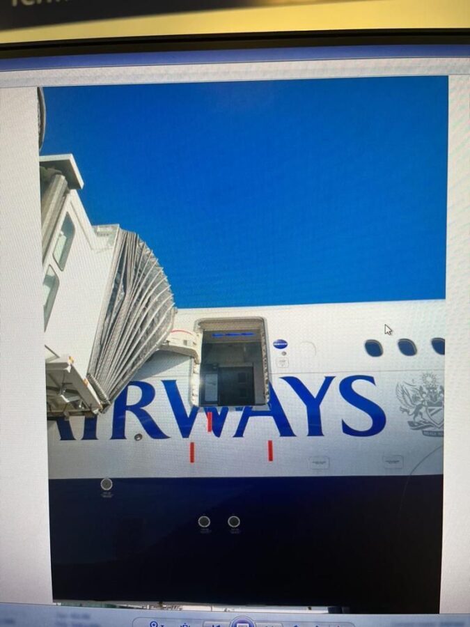 BA broken door South Africa