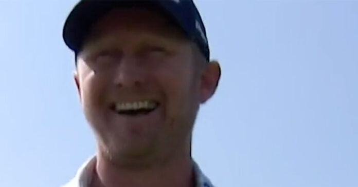 Justin-Harding-golf WATCH South Africa's Justin Harding Takes Lead at Dubai Desert Classic with Spectacular Eagle