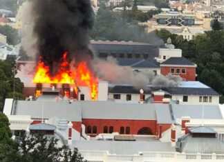 Parliament Fire: Sprinkler System was Tampered With. Man Arrested In Parliament