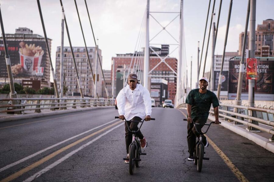 Courage Adams in the Streets of Jozi BMX