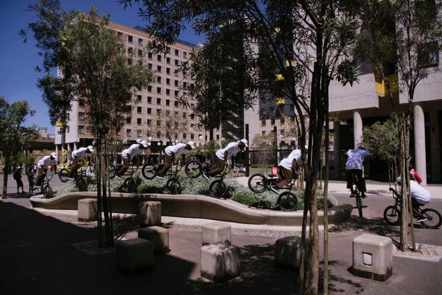 Courage Adams in the Streets of Jozi BMX