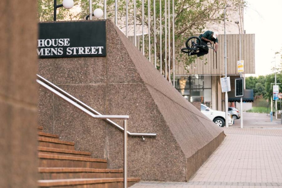 Courage Adams in the Streets of Jozi BMX