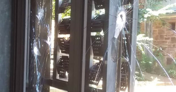 constitutional-court-windows-broken Suspect Arrested for Smashing ConCourt Windows