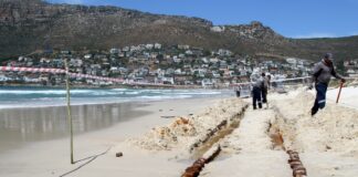 fish hoek railway line discovered under beach