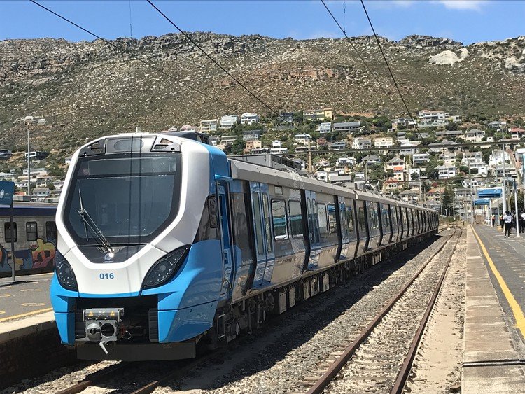 One of Metrorail’s fantastic new trains. All photos: Tariro Washinyira