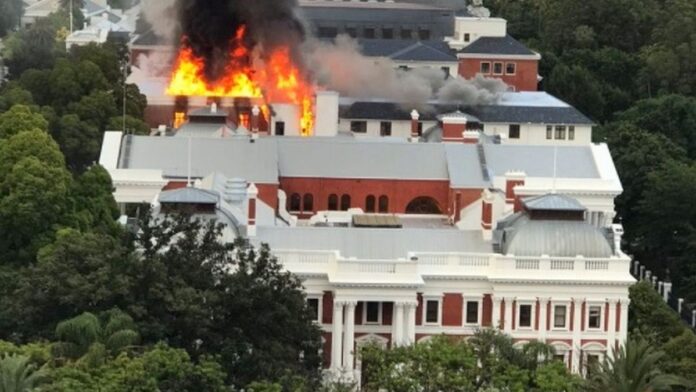 parliament onfFire Patricia de Lille’s cover up and inaction was indirectly responsible for Parliament burning down