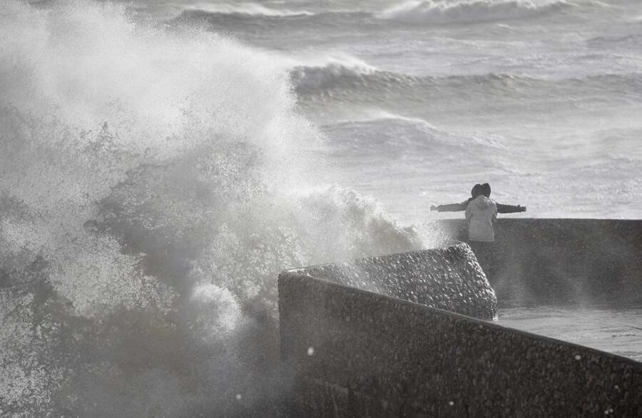 Storm Eunice in Brighton